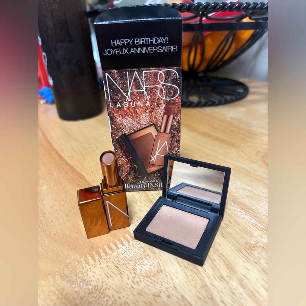 NEW In Box NARS LAGUNA SEPHORA BIRTHDAY GIFT SET Mini Bronzer Mini Lipbalm BNIB